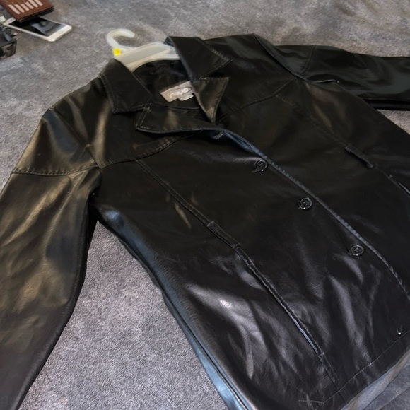 Rave Large Leather Jacket - Picture 1 of 2